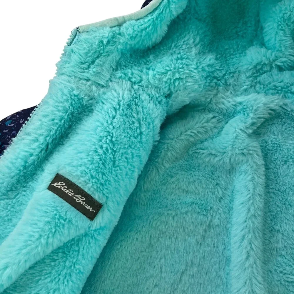 Eddie Bauer Childrens Purple and Teal Water Resistant Winter Jacket, Eddie 517